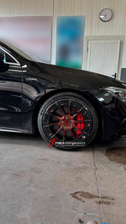 We manufacture premium quality forged wheels rims for MERCEDES BENZ C118 CLA 45S AMG 2021 in any design, size, color.

Wheels sizes:

19 x 9 ET 52

Finishing: Bronze Polished

Forza Performance Group engineers and builds each set of custom made-to-order forged wheels individually for every specific customer. This means we not only produce the desired wheel design but also provide all the necessary sizes. All of our wheels can be manufactured to suit your car specifications, offering a diverse range of diame