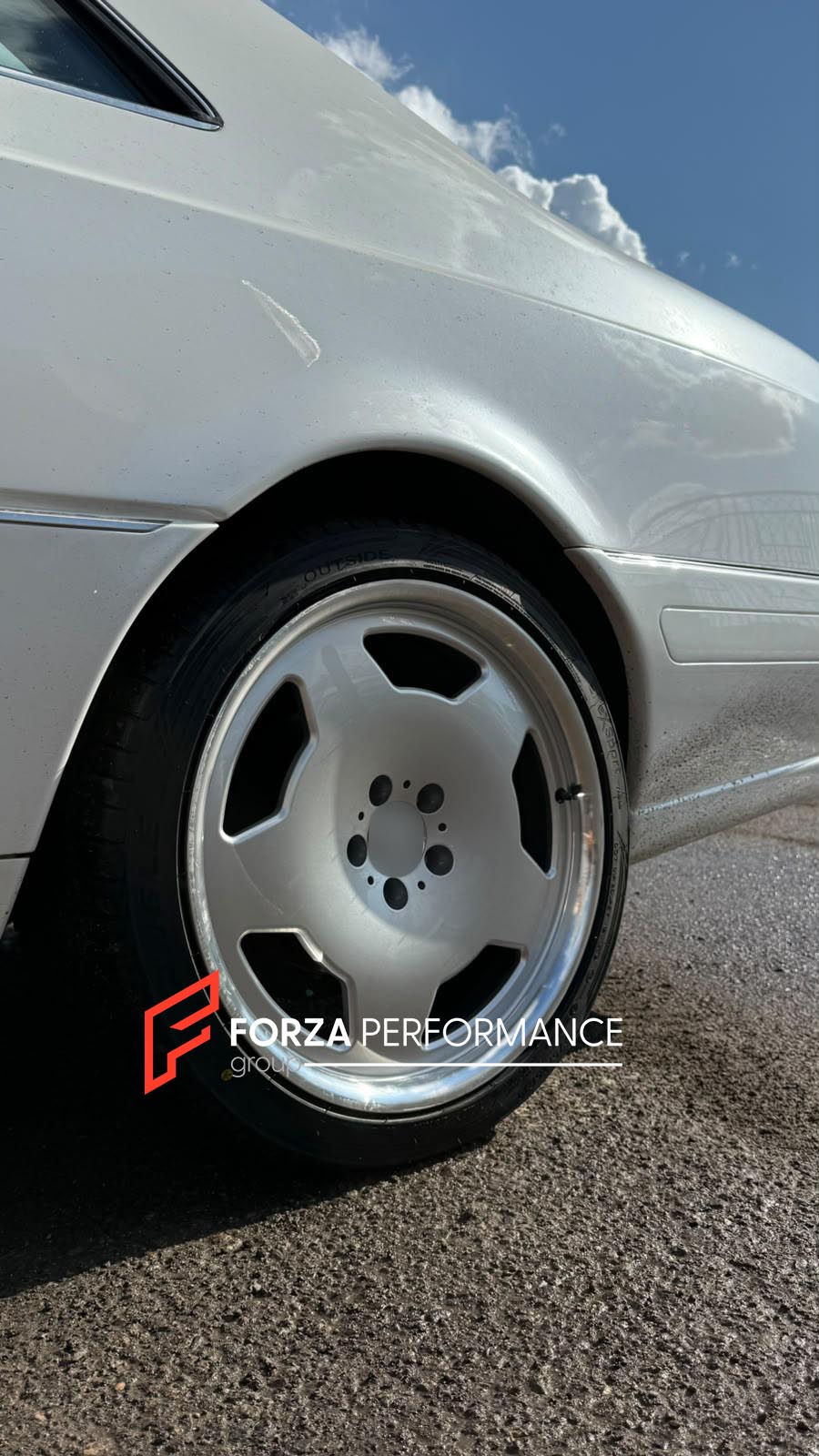 19 INCH FORGED WHEELS RIMS for MERCEDES BENZ CL500 1999 C140 CL-CLASS custom fit buy OEM AMG II STYLE wheels