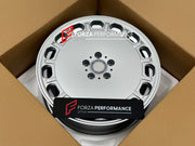 19 INCH FORGED WHEELS RIMS for MERCEDES BENZ EQS 2023 V297 custom fit buy OEM Mercedes-Benz Gullideckel R107 style design wheels