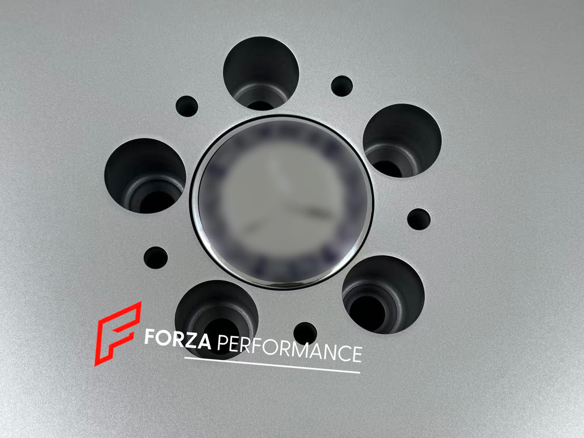 19 INCH FORGED WHEELS RIMS for MERCEDES BENZ EQS 2023 V297 custom fit buy OEM Mercedes-Benz Gullideckel R107 style design wheels