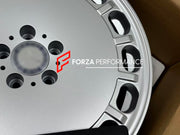 19 INCH FORGED WHEELS RIMS for MERCEDES BENZ EQS 2023 V297 custom fit buy OEM Mercedes-Benz Gullideckel R107 style design wheels