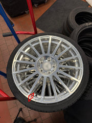 19 INCH FORGED WHEELS RIMS for MERCEDES BENZ SLK55 AMG R171 2005 custom fit OEM BLACK SERIES WHEELS