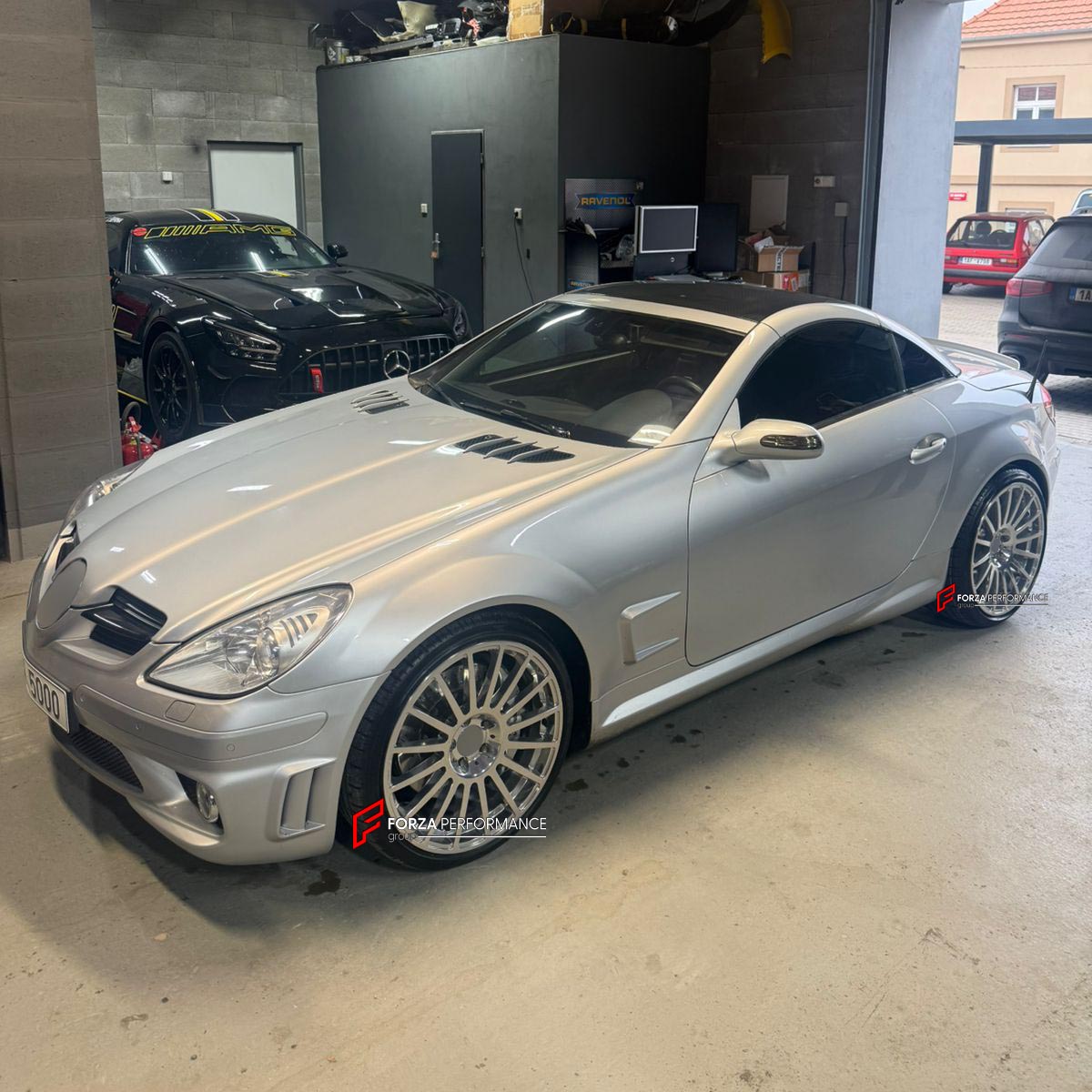 19 INCH FORGED WHEELS RIMS for MERCEDES BENZ SLK55 AMG R171 2005 custom fit OEM BLACK SERIES WHEELS