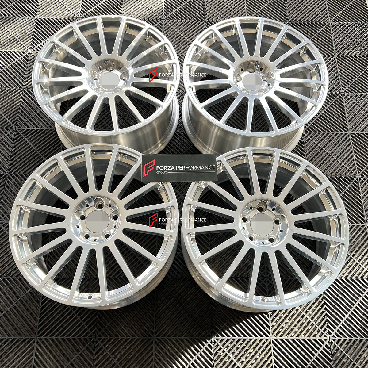 19 INCH FORGED WHEELS RIMS for MERCEDES BENZ SLK55 AMG R171 2005 custom fit OEM BLACK SERIES WHEELS