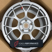 We manufactured premium quality forged wheels rims for our client's Porsche 911 997.2 S Cabriolet 2008 - 2013 with the following specifications:

WHEEL SIZE:

Front: 19 x 9 ET 50
Rear: 19 x 11.5 ET 65
PCD: 5 x 130
CB: 71.6
Finish: Satin Silver
Material: 6061-T6 Forged Aluminum
THIS WHEEL DESIGN CAN BE CUSTOM-MADE FOR YOUR CAR IN ANY SIZE AND COLOR OPTIONS
Available in monoblock, 2-piece, 3-piece, duoblock, beadlock
3D wheel renderings are provided according to the exact dimensions and specifications request