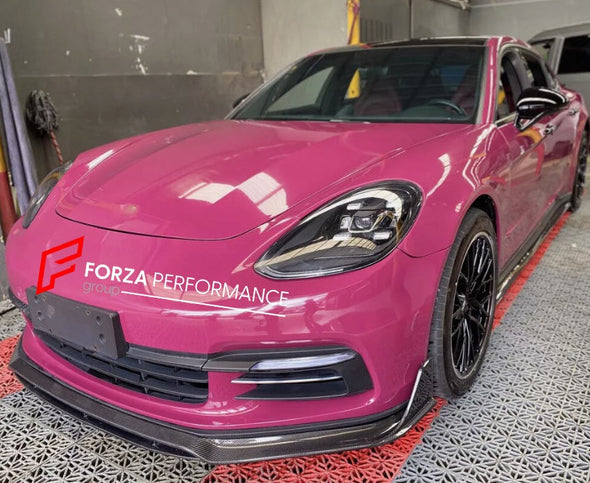 CARBON FRONT LIP for PORSCHE PANAMERA 971 GTS 2020+  Set includes:  Front Lip