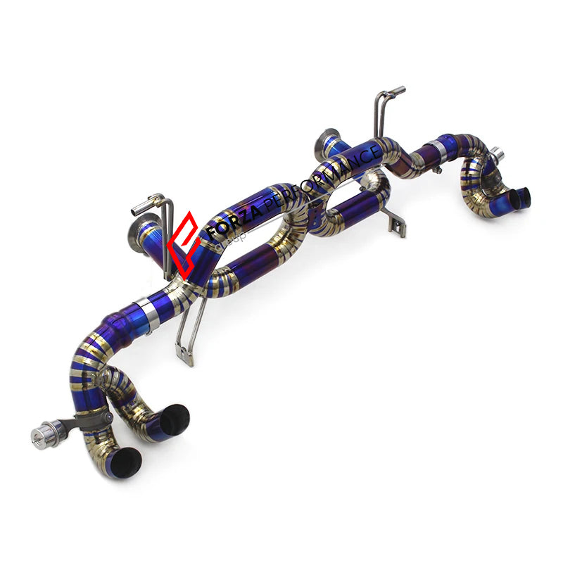 Titanium Muffler Bypass For Lamborghini Huracan