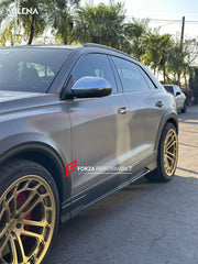 AUTHENTIC AULENA DRY CARBON WIDE BODY KIT for AUDI RSQ8 4M 2020+  Set includes:  Front Lip Front Air Vent Cover Hood/Bonnet Side Skirts Side Fenders Carbon Add-ons Trunk Wing Spoiler Rear Diffuser