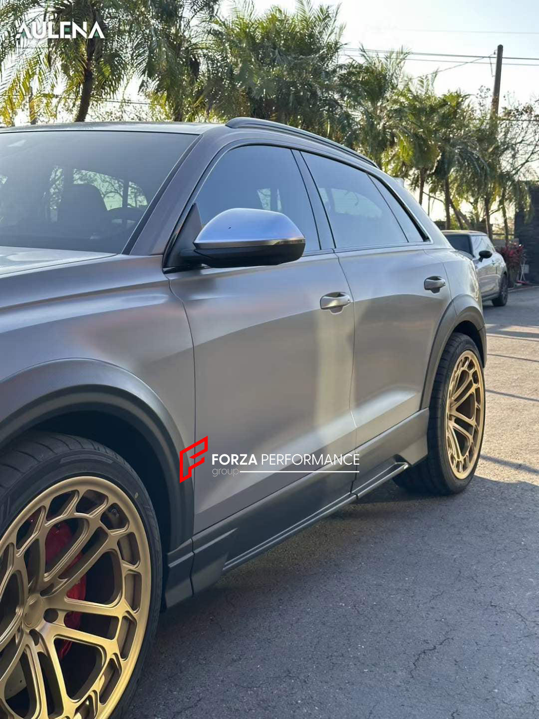AUTHENTIC AULENA DRY CARBON WIDE BODY KIT for AUDI RSQ8 4M 2020+  Set includes:  Front Lip Front Air Vent Cover Hood/Bonnet Side Skirts Side Fenders Carbon Add-ons Trunk Wing Spoiler Rear Diffuser
