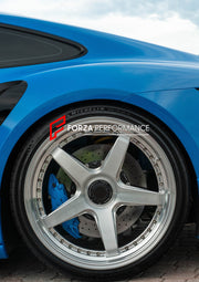 2-3 PIECE FORGED WHEELS RIMS for PORSCHE 911 997 2004 - 2013 custom fit BUY ANRKY JDX 200 300