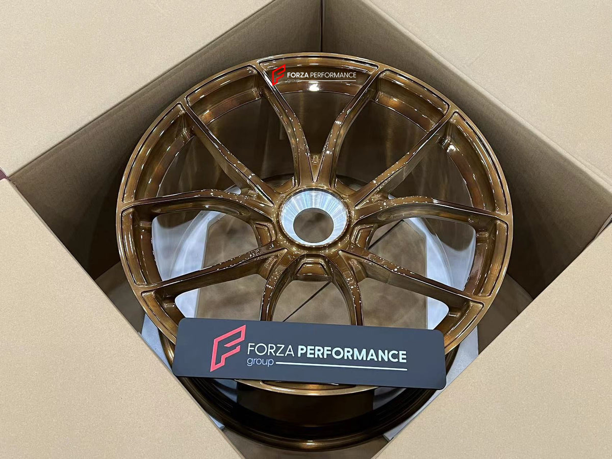 FORGED WHEELS RIMS FOR AUDI R10 2027 Forza Performance custom fit buy OEM Koenigsegg CCGT1 Bronze style design wheels