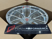 FORGED WHEELS RIMS FOR MCLAREN P47 SUV 2028+ Forza Performance custom fit buy Silver 5-Spoke style design wheels