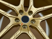 FORGED WHEELS RIMS FOR MCLAREN P47 SUV 2028+ Forza Performance custom fit buy Gold Y-Spoke style design wheels