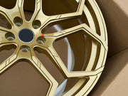 FORGED WHEELS RIMS FOR MCLAREN P47 SUV 2028+ Forza Performance custom fit buy Gold Y-Spoke style design wheels