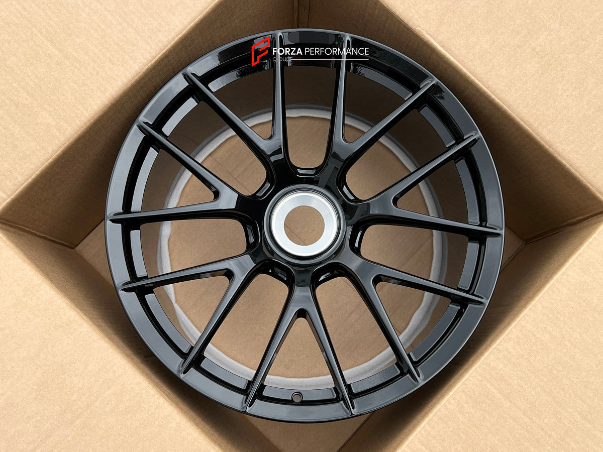 FORGED WHEELS RIMS FOR PORSCHE CONCEPT MISSION X 2027 Forza Performance custom fit buy OEM Porsche 911 991.2 GT2 RS Centerlock style design wheels