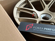 FORGED WHEELS RIMS FOR PORSCHE CONCEPT MISSION X 2027 Forza Performance custom fit buy OEM Porsche 911 992.1 GT3 RS Centerlock style design wheels