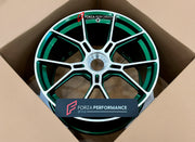 FORGED WHEELS RIMS FOR PORSCHE CONCEPT MISSION X 2027 Forza Performance custom fit buy OEM Porsche 911 992.2 GT3 Touring Ocelot Centerlock style design wheels
