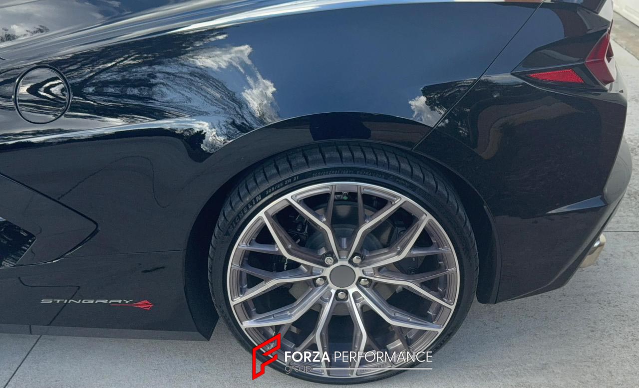 20 21 INCH FORGED WHEELS RIMS for CHEVROLET CORVETTE STINGRAY C8 custom fit buy Concaver CVR1