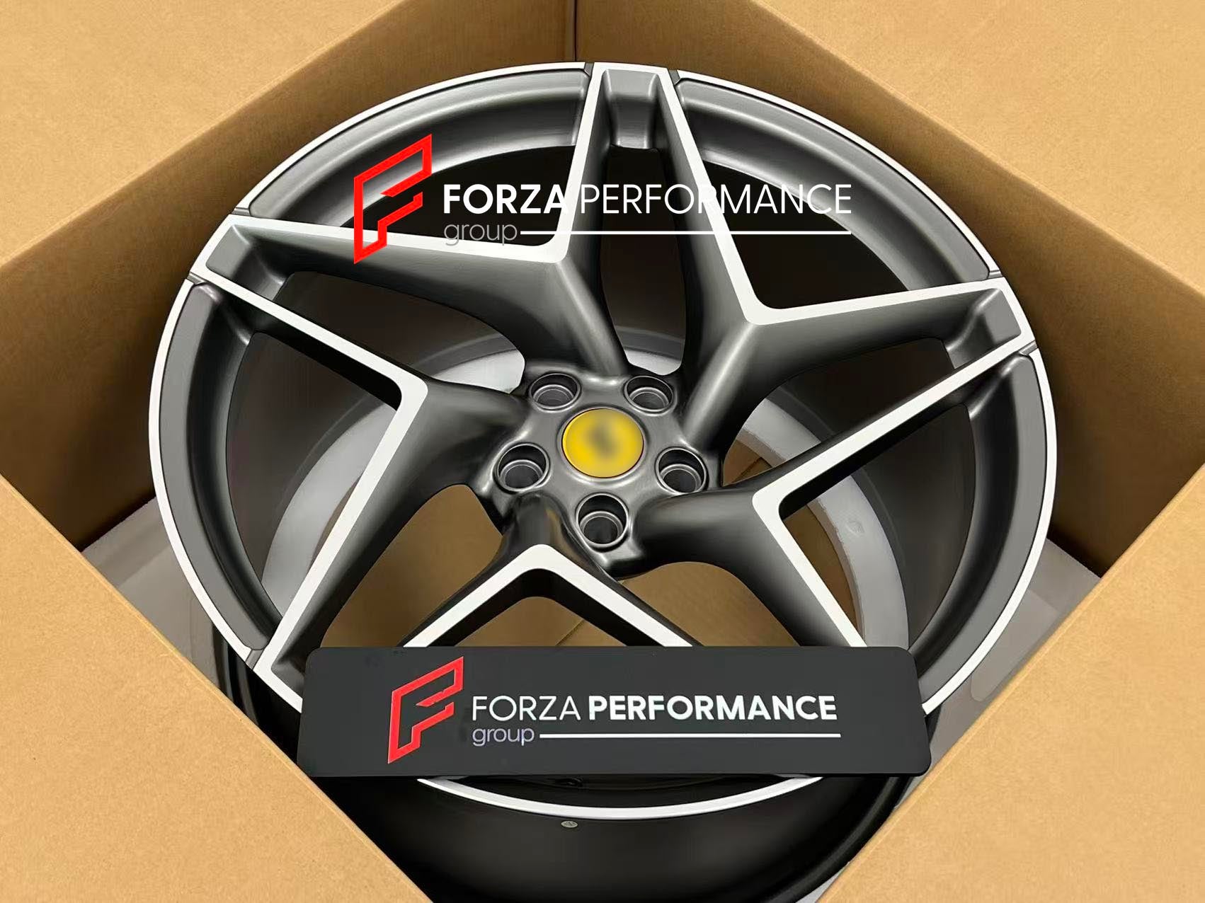 20 21 INCH FORGED WHEELS RIMS for FERRARI 296 GT3 GTB GTS SPECIALE 2026 custom fit buy OEM Ferrari F8 Tributo style design wheels