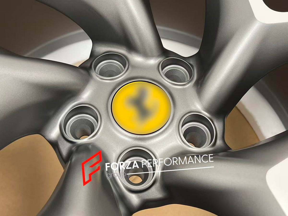 20 21 INCH FORGED WHEELS RIMS for FERRARI 296 GT3 GTB GTS SPECIALE 2026 custom fit buy OEM Ferrari F8 Tributo style design wheels