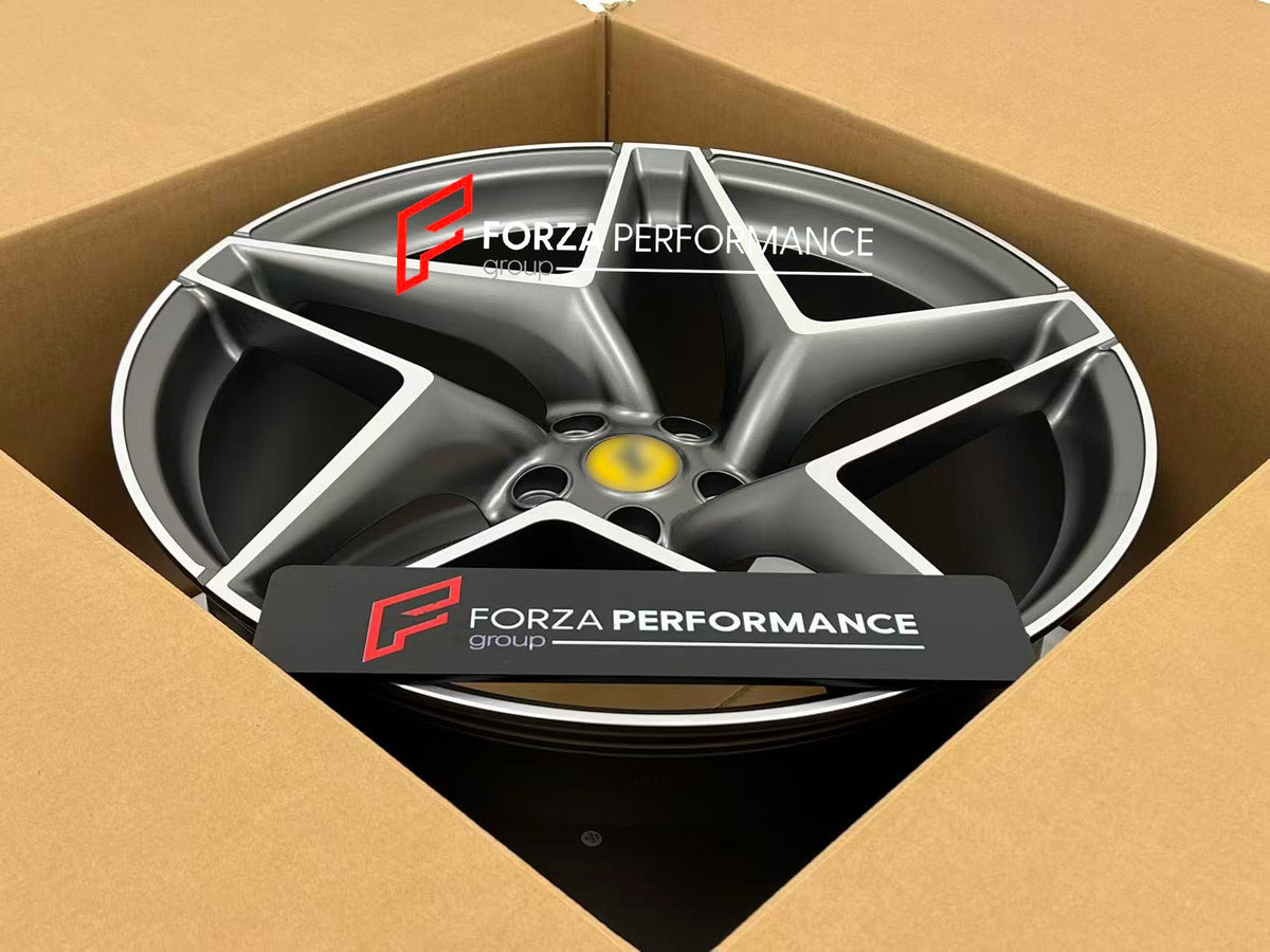 20 21 INCH FORGED WHEELS RIMS for FERRARI 296 GT3 GTB GTS SPECIALE F171 2026 custom fit buy OEM Ferrari F8 Tributo style design wheels