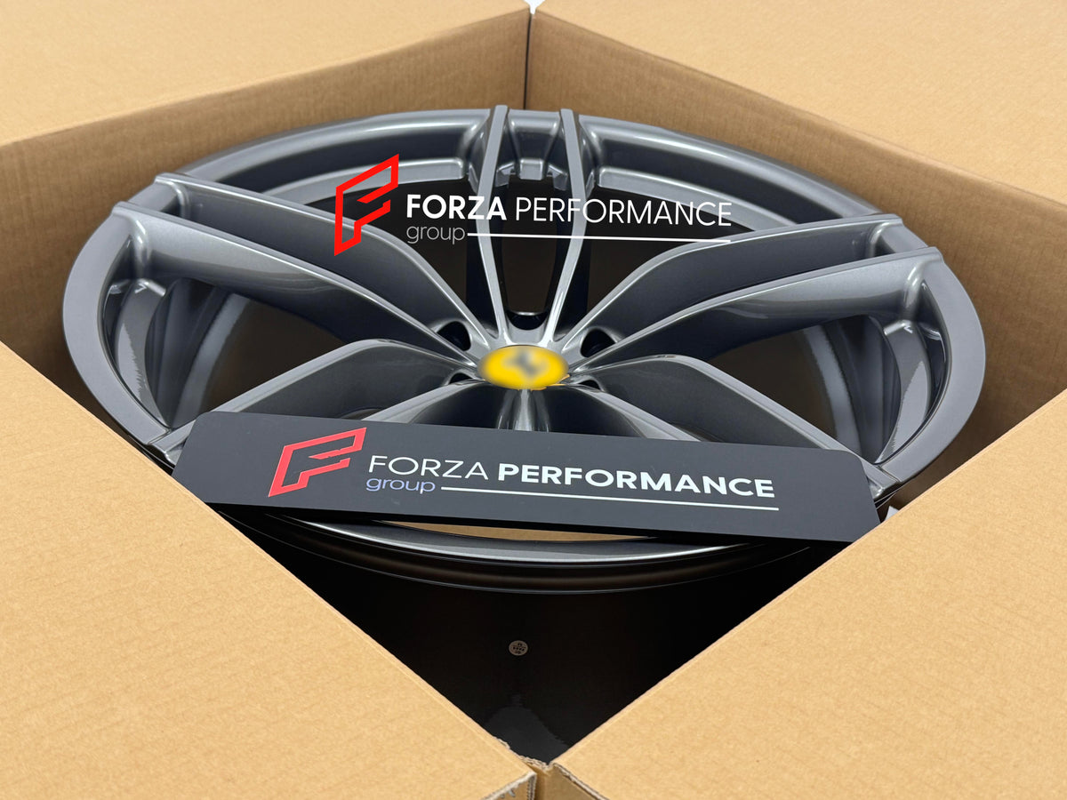 20 21 INCH FORGED WHEELS RIMS for FERRARI 488 GTB SPIDER 2020 custom fit buy OEM Ferrari 488 GTB style design wheels