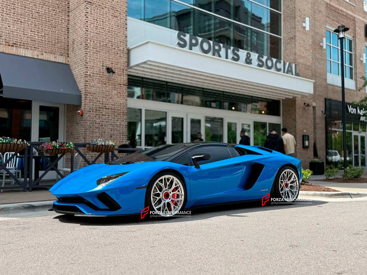 20 21 INCH FORGED WHEELS RIMS for LAMBORGHINI AVENTADOR S LP740 2020 custom fit AL13 RS70 RS80