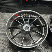 20 21 INCH FORGED WHEELS RIMS for LAMBORGHINI HURACAN STO LP 640-2 2019 custom fit buy Dymag and Avant Garde DM04 Duoblock style design wheels