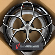 We manufacture premium quality forged wheels rims for McLaren GT 2019 - 2023 in any design, size, color.

WHEEL SIZE:

Front: 20 x 9.5 ET 31.65
Rear: 21 x 12 ET 19.75
PCD: 5 x 112
CB: 57.1
Finish: Satin Gunmetal
Material: 6061-T6 Forged Aluminum
THIS WHEEL DESIGN CAN BE CUSTOM-MADE FOR YOUR CAR IN ANY SIZE AND COLOR OPTIONS
Available in monoblock, 2-piece, 3-piece, duoblock, beadlock
3D wheel renderings are provided according to the exact dimensions and specifications requested by the client, ensuring prope