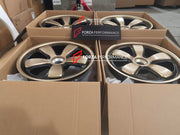 20 21 INCH FORGED WHEELS RIMS for PORSCHE 911 992.2 2026 GT3 TOURING Forza Performance custom fit buy OEM PORSCHE Fuchs style design wheels