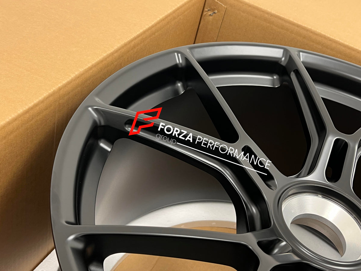 20 21 INCH FORGED WHEELS RIMS for PORSCHE 911 992.2 TURBO S 2027 Forza Performance custom fit buy OEM 911 992.2 GT3 style design wheels