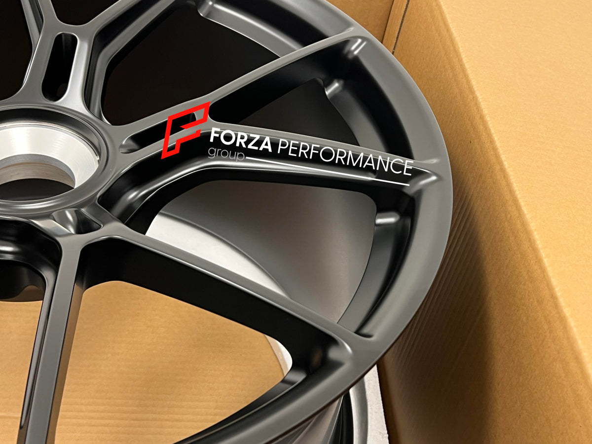 20 21 INCH FORGED WHEELS RIMS for PORSCHE 911 992.2 TURBO S 2027 Forza Performance custom fit buy OEM 911 992.2 GT3 style design wheels