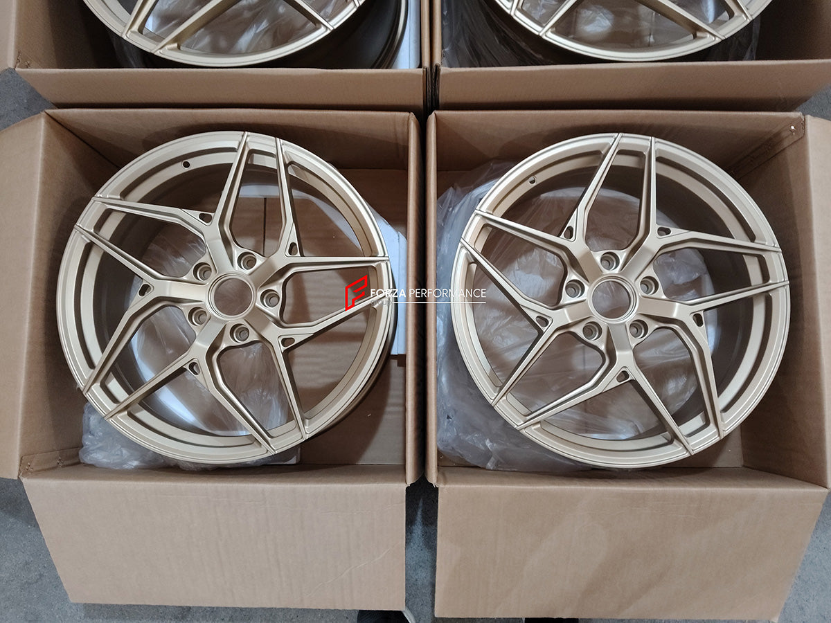 FORGED WHEELS RIMS FOR PORSCHE 718 BOXSTER EV 2027+ Forza Performance custom fit buy PF6 WHEELS