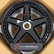 We manufacture premium quality forged wheels rims for Porsche 911 992 Targa 4 GTS 2025 in any design, size, color.

WHEEL SIZE:

Front: 20 x 8.5 ET 40
Rear: 21 x 11.5 ET 62
PCD: 5 x 130
CB: 71.6
Finish: Gloss Black with Gloss Black Fake Hardware
Material: 6061-T6 Forged Aluminum
THIS WHEEL DESIGN CAN BE CUSTOM-MADE FOR YOUR CAR IN ANY SIZE AND COLOR OPTIONS
Available in monoblock, 2-piece, 3-piece, duoblock, beadlock
3D wheel renderings are provided according to the exact dimensions and specifications reque