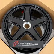 We manufacture premium quality forged wheels rims for Porsche 911 992 Targa 4 GTS 2025 in any design, size, color.

WHEEL SIZE:

Front: 20 x 8.5 ET 40
Rear: 21 x 11.5 ET 62
PCD: 5 x 130
CB: 71.6
Finish: Gloss Black with Gloss Black Fake Hardware
Material: 6061-T6 Forged Aluminum
THIS WHEEL DESIGN CAN BE CUSTOM-MADE FOR YOUR CAR IN ANY SIZE AND COLOR OPTIONS
Available in monoblock, 2-piece, 3-piece, duoblock, beadlock
3D wheel renderings are provided according to the exact dimensions and specifications reque