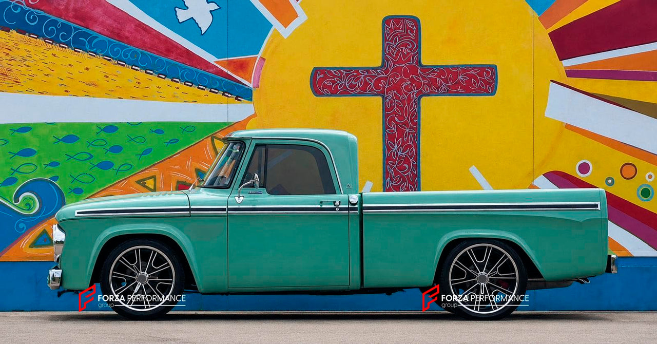 20 22 INCH FORGED WHEELS RIMS for DODGE D100 1967 D SERIES FORZA custom fit buy FORGELINE GRUDGE style wheels