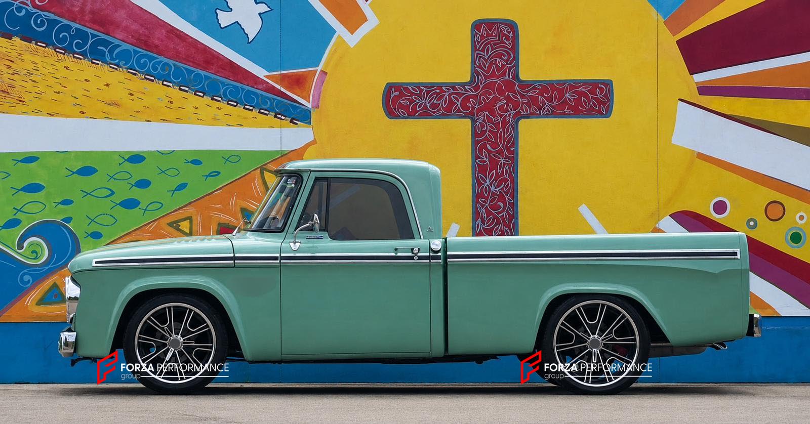 20 22 INCH FORGED WHEELS RIMS for DODGE D100 1967 D SERIES FORZA custom fit buy FORGELINE GRUDGE style wheels