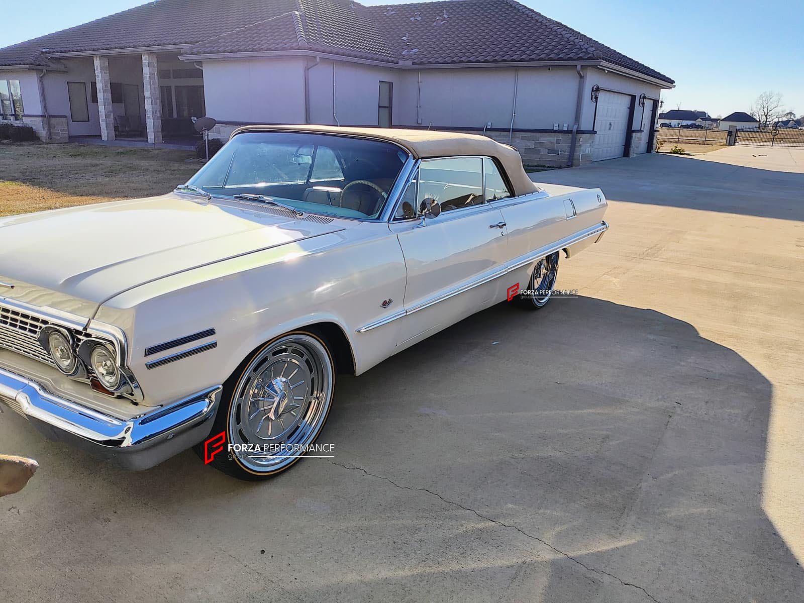 20 INCH FORGED CLASSIC WHEELS RIMS for CHEVROLET IMPALA 1963 custom fit OEM IMPALA SS STYLE WHEELS
