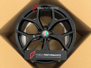 20 INCH FORGED WHEELS RIMS for ALFA ROMEO GIULIA QUADRIFOGLIO TYPE 952 2022 custom fit OEM ALFA ROMEO GIULIA 58182  58183  156131449  6RT78U3SAA