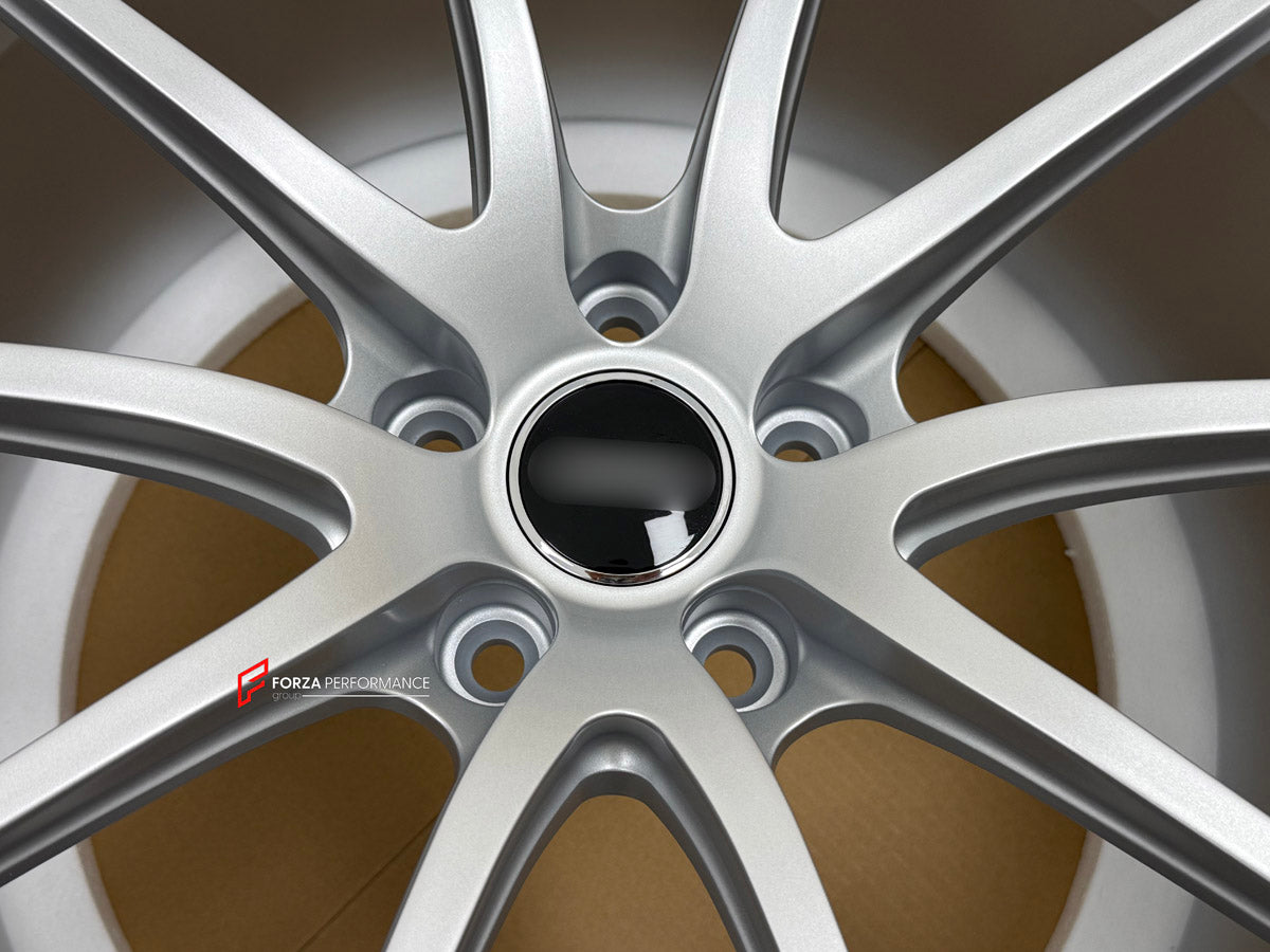 We manufacture premium quality forged wheels rims for Audi R8 2023+ in any design, size, color.

WHEEL SIZE:

Front: 20 x 9.0 ET 36
Rear: 20 x 11.5 ET 38
PCD: 5 x 112
CB: Front: 57.1 Rear: 66.5
Finish: Matte Silver
Material: 6061-T6 Forged Aluminum


THIS WHEEL DESIGN CAN BE CUSTOM-MADE FOR YOUR CAR IN ANY SIZE AND COLOR OPTIONS
Available in monoblock, 2-piece, 3-piece, duoblock, beadlock
3D wheel renderings are provided according to the exact dimensions and specifications requested by the client, ensuring 