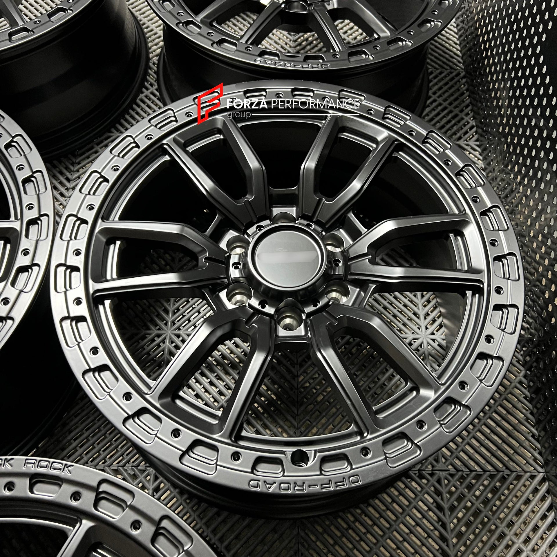20 INCH FORGED WHEELS RIMS for BYD LEOPARD 8 DENZA B8 2023+ FORZA custom fit BLACK ROCK RAMBLER