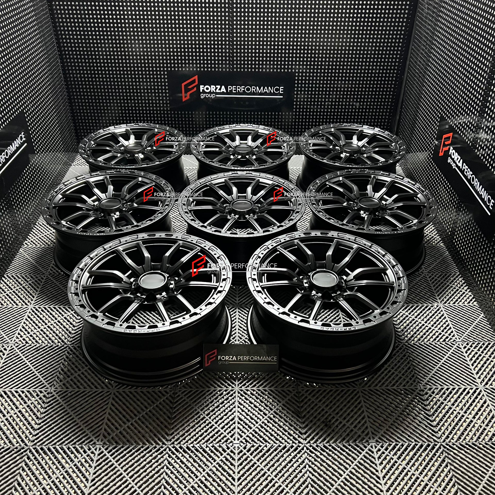 20 INCH FORGED WHEELS RIMS for BYD LEOPARD 8 DENZA B8 2023+ FORZA custom fit BLACK ROCK RAMBLER