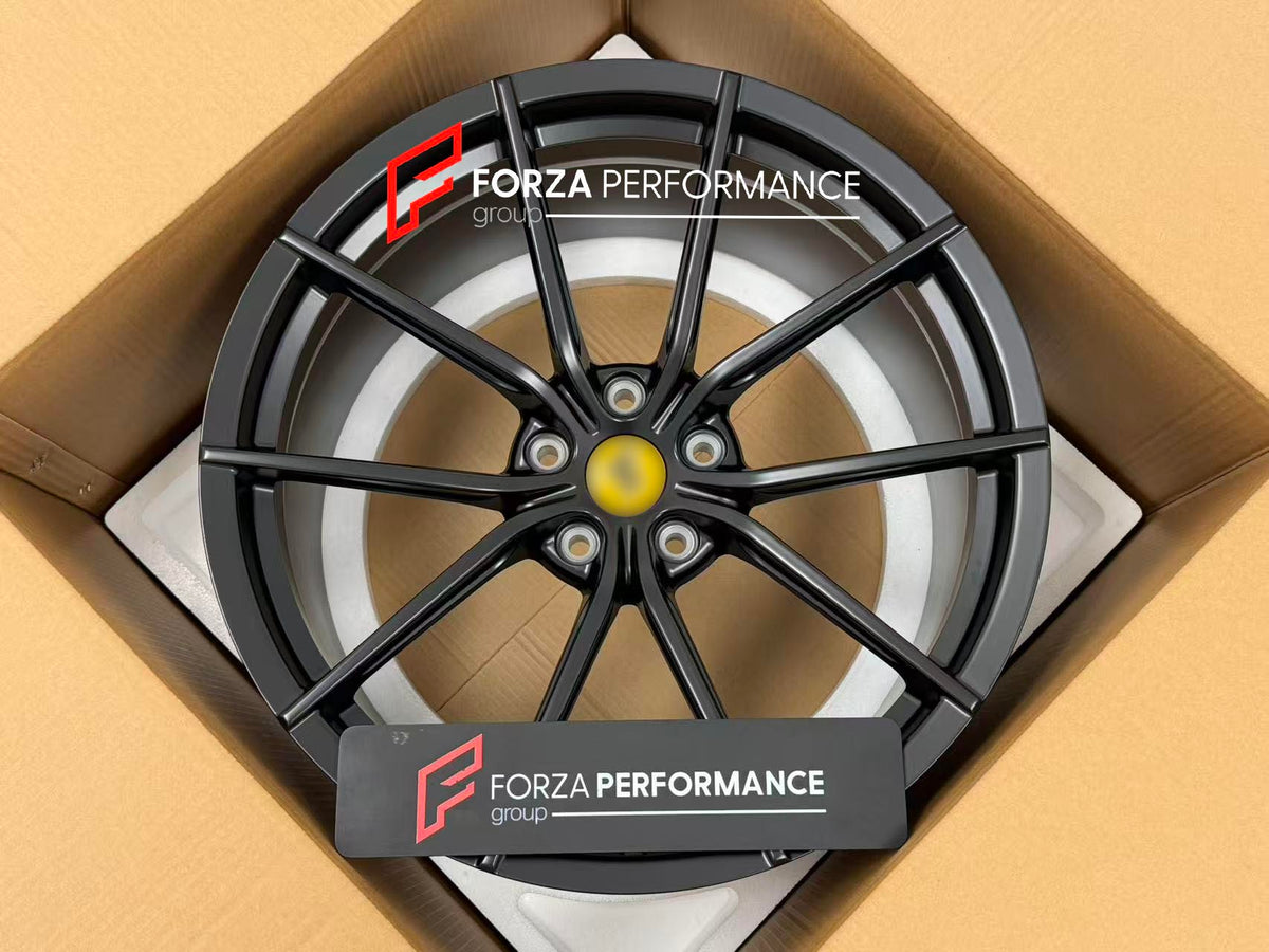 20 INCH FORGED WHEELS RIMS for FERRARI 488 2020 SPIDER PISTA R767 Forza Performance custom fit buy OEM Ferrari 488 Pista style design wheels