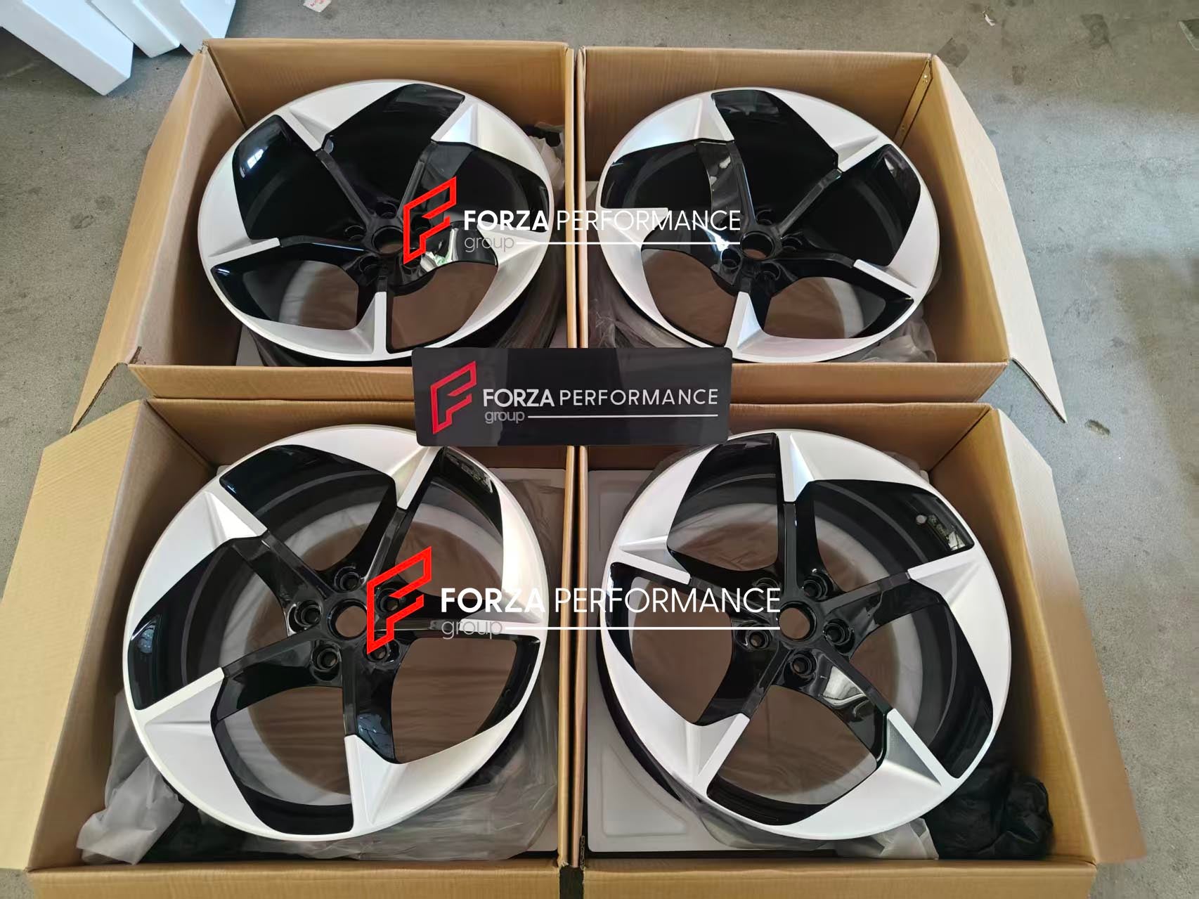 20 INCH FORGED WHEELS RIMS for FERRARI SF90 2026 custom fit buy OEM Ferrari 12 Cilindri style design wheels
