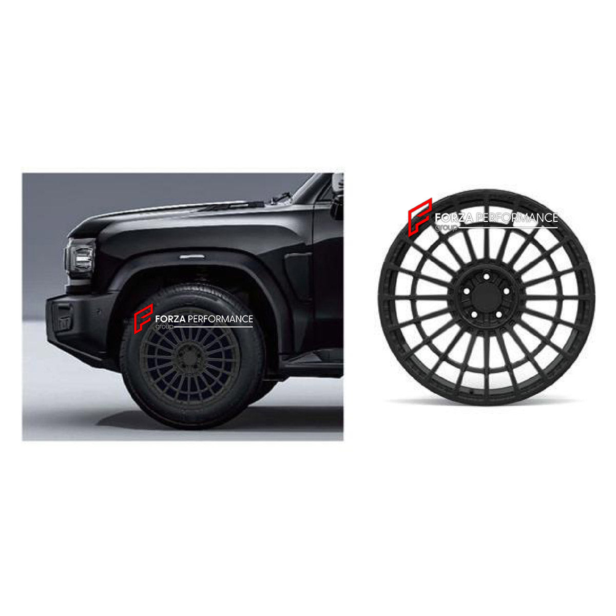 20 INCH FORGED WHEELS RIMS for JETOUR T2 TRAVELLER 2024+

We manufacture premium quality forged wheels rims for Jetour T2 Traveller 2024+ in any design, size, color.

WHEEL SIZE:

Front: 20 x 9 ET 25
Rear: 20 x 9 ET 15
PCD: 5 x 108
CB: 60.1
Finish: Satin Black
Material: 6061-T6 Forged Aluminum
THIS WHEEL DESIGN CAN BE CUSTOM-MADE FOR YOUR CAR IN ANY SIZE AND COLOR OPTIONS
Available in monoblock, 2-piece, 3-piece, duoblock, beadlock
3D wheel renderings are provided according to the exact dimensions and speci