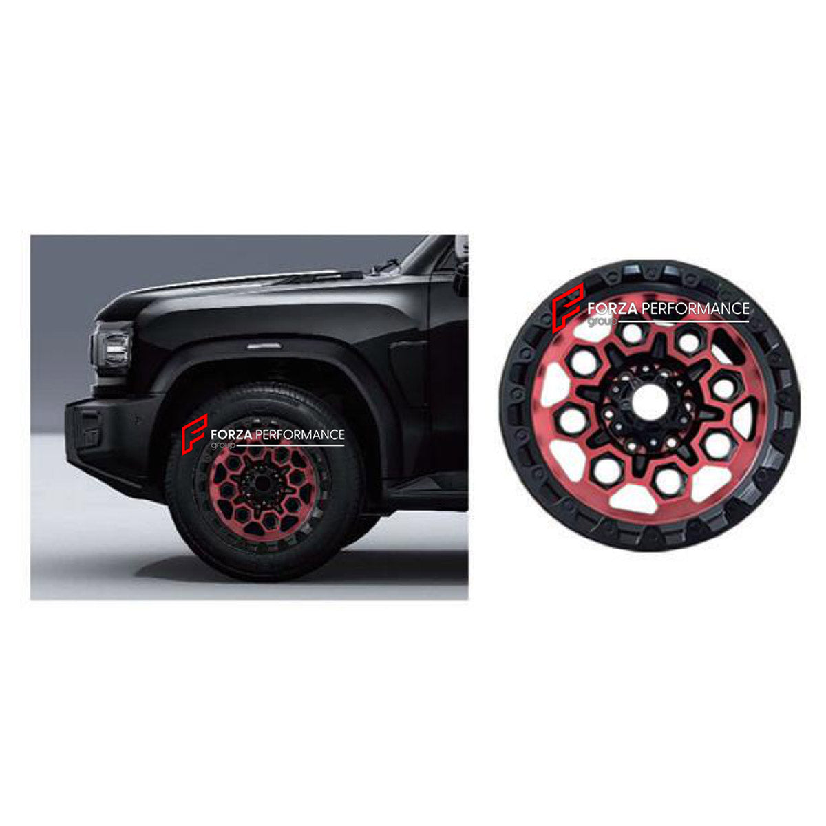 20 INCH FORGED WHEELS RIMS for JETOUR T2 TRAVELLER 2024+

We manufacture premium quality forged wheels rims for Jetour T2 Traveller 2024+ in any design, size, color.

WHEEL SIZE:

Front: 20 x 9 ET 25
Rear: 20 x 9 ET 15
PCD: 5 x 108
CB: 60.1
Finish: Gloss Red With Satin Black Beadlock Ring
Material: 6061-T6 Forged Aluminum
THIS WHEEL DESIGN CAN BE CUSTOM-MADE FOR YOUR CAR IN ANY SIZE AND COLOR OPTIONS
Available in monoblock, 2-piece, 3-piece, duoblock, beadlock
3D wheel renderings are provided according to t
