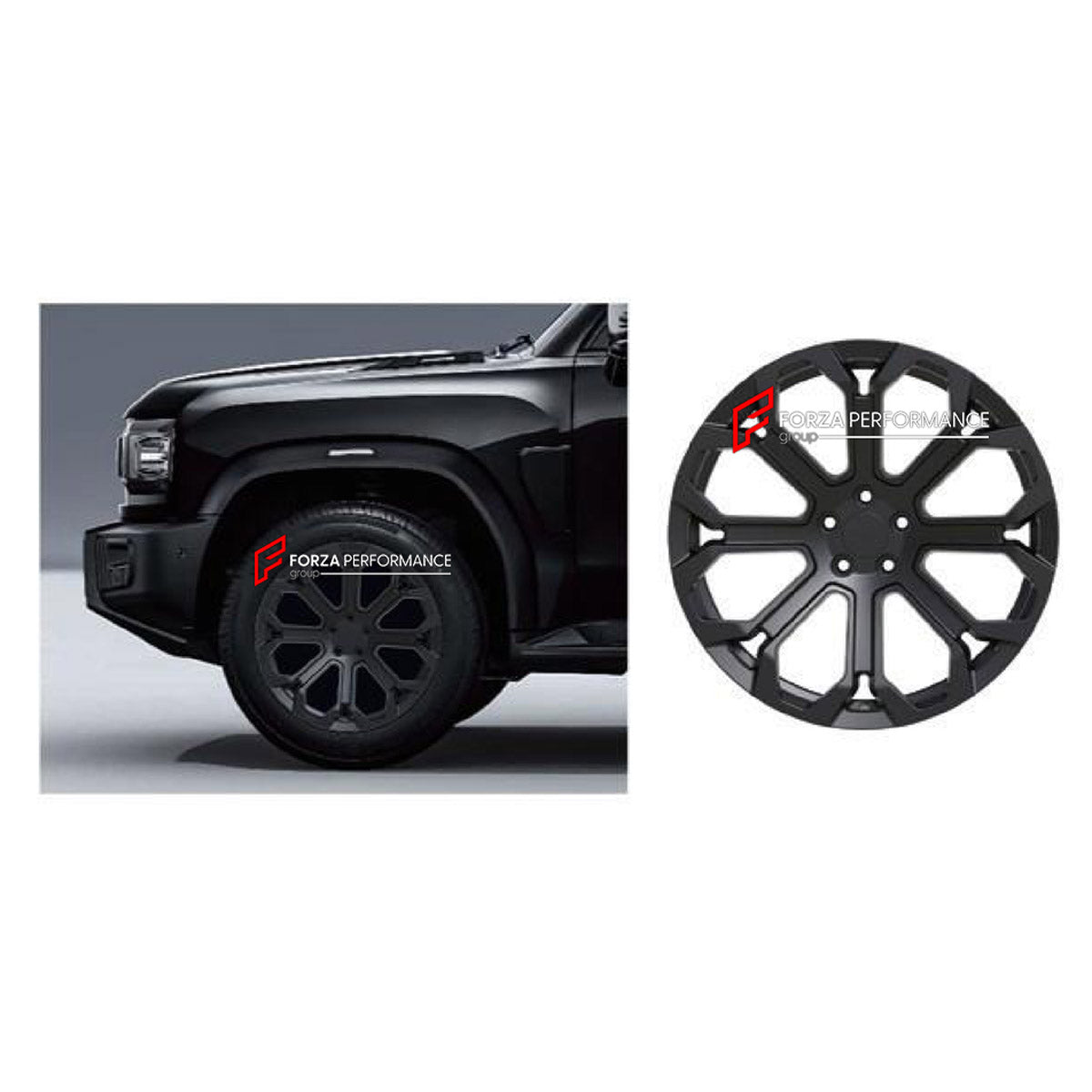 20 INCH FORGED WHEELS RIMS for JETOUR T2 TRAVELLER 2024+

We manufacture premium quality forged wheels rims for Jetour T2 Traveller 2024+ in any design, size, color.

WHEEL SIZE:

Front: 20 x 9 ET 25
Rear: 20 x 9 ET 15
PCD: 5 x 108
CB: 60.1
Finish: Satin Black
Material: 6061-T6 Forged Aluminum
THIS WHEEL DESIGN CAN BE CUSTOM-MADE FOR YOUR CAR IN ANY SIZE AND COLOR OPTIONS
Available in monoblock, 2-piece, 3-piece, duoblock, beadlock
3D wheel renderings are provided according to the exact dimensions and speci