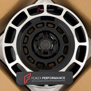 We manufactured premium quality forged wheels rims for our client's Land Rover Defender L663 2020+ with the following specifications:

WHEEL SIZE:

Front: 20 x 9 ET 30
Rear: 20 x 9 ET 30
PCD: 5 x 120
CB: 72.6
Finish: Gloss Black With Machined Face
Material: 6061-T6 Forged Aluminum
THIS WHEEL DESIGN CAN BE CUSTOM-MADE FOR YOUR CAR IN ANY SIZE AND COLOR OPTIONS
Available in monoblock, 2-piece, 3-piece, duoblock, beadlock
3D wheel renderings are provided according to the exact dimensions and specifications req