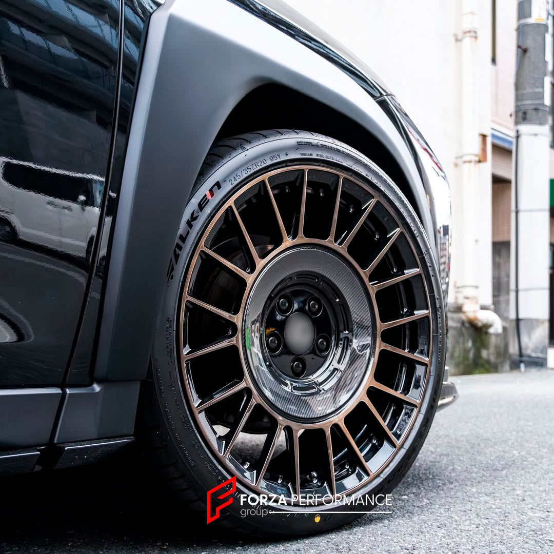 We manufacture premium quality forged wheels for LEXUS UX300H 2024+&nbsp;in any design, size, color.

THIS WHEEL DESIGN CAN BE CUSTOM-MADE FOR YOUR CAR IN ANY SIZE AND COLOR OPTIONS
Available in monoblock, 2-piece, 3-piece, duoblock, beadlock
3D wheel renderings are provided according to the exact dimensions and specifications requested by the client, ensuring proper fitment for their car prior to production

OPTIONS:&nbsp;

Brushed, polished, chrome, dual-color, milled face&nbsp;&nbsp;
Floating spinning ce