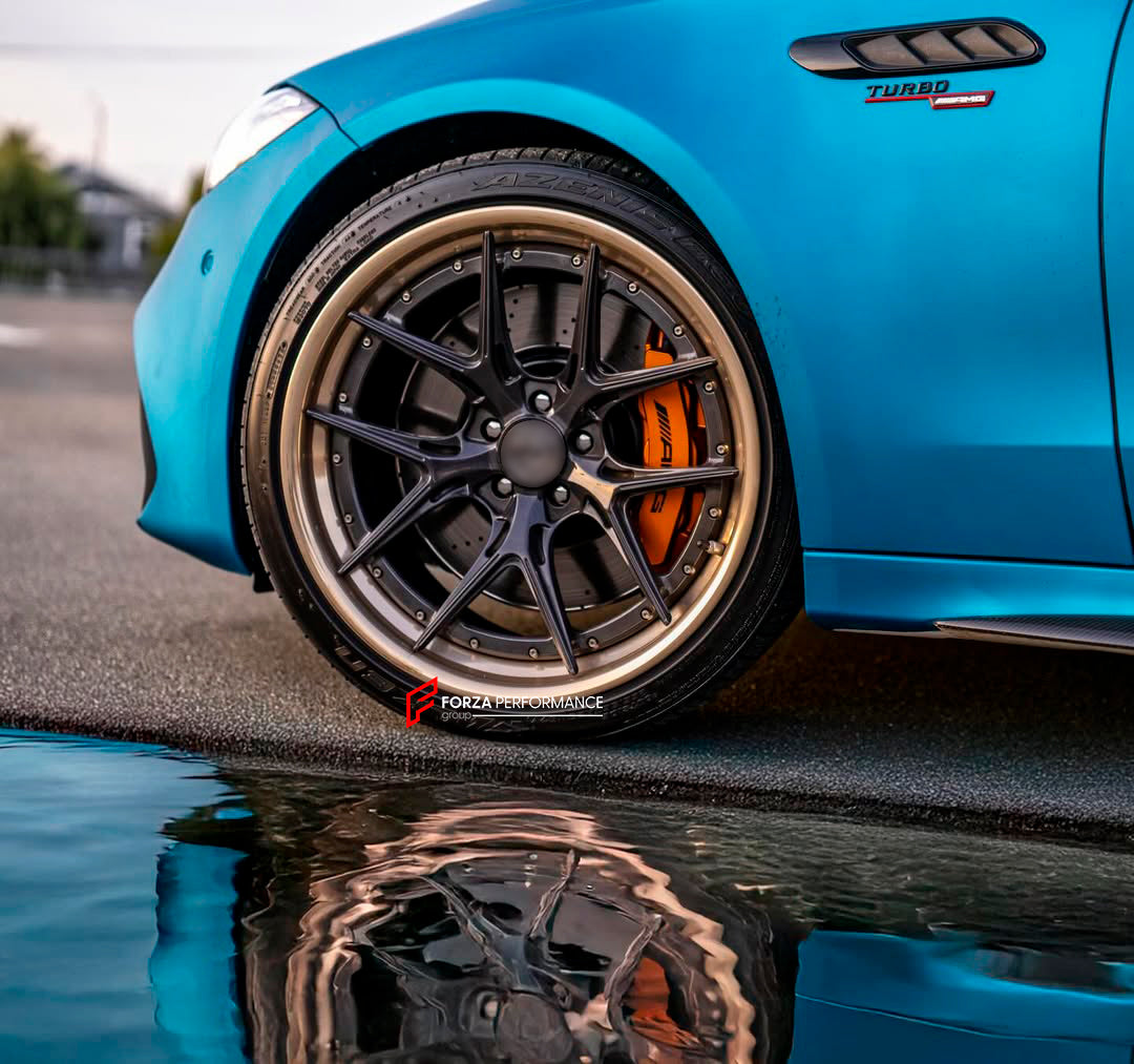 We manufacture premium quality forged wheels for MERCEDES BENZ C63S W206 AMG 2021+&nbsp;in any design, size, color.

THIS WHEEL DESIGN CAN BE CUSTOM-MADE FOR YOUR CAR IN ANY SIZE AND COLOR OPTIONS
Available in monoblock, 2-piece, 3-piece, duoblock, beadlock
3D wheel renderings are provided according to the exact dimensions and specifications requested by the client, ensuring proper fitment for their car prior to production

OPTIONS:&nbsp;

Brushed, polished, chrome, dual-color, milled face&nbsp;&nbsp;
Float